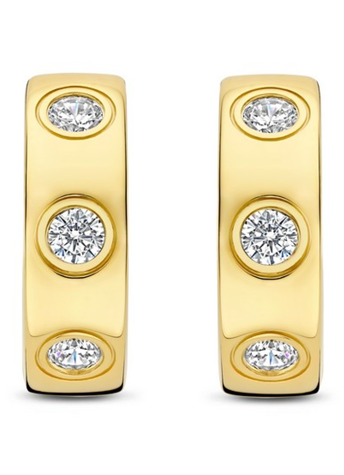 TI SENTO - Milano Oorringen verguld 78046ZY - detail 3 goud