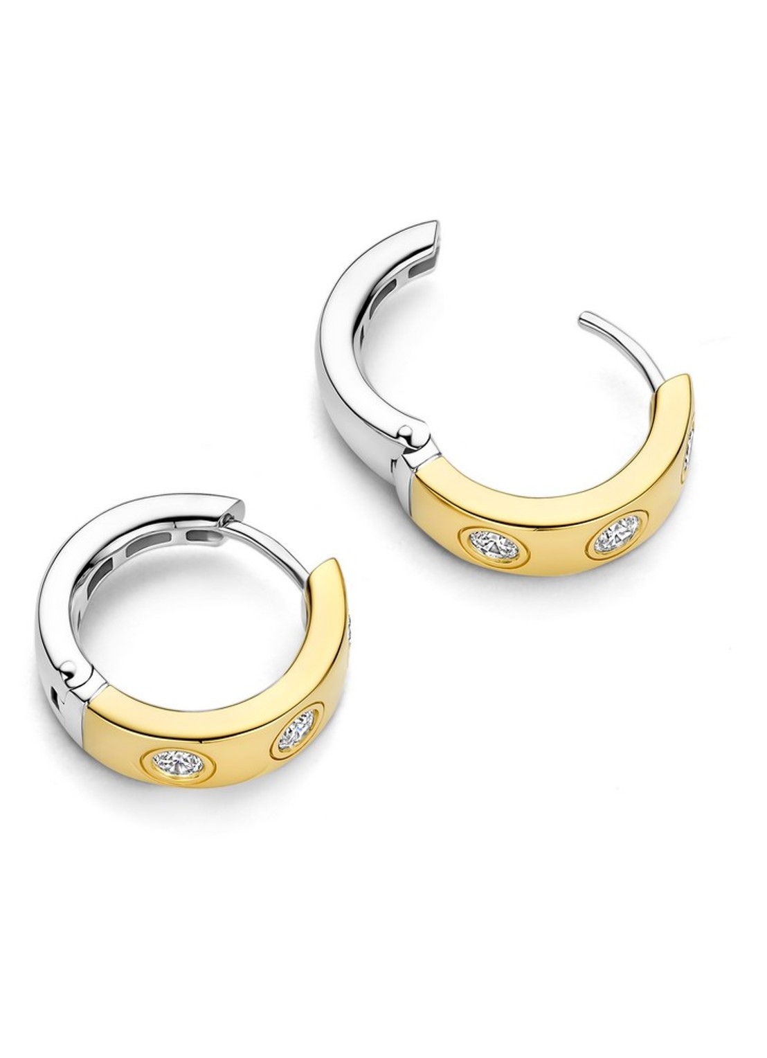 TI SENTO - Milano Oorringen verguld 78046ZY - detail 4 goud