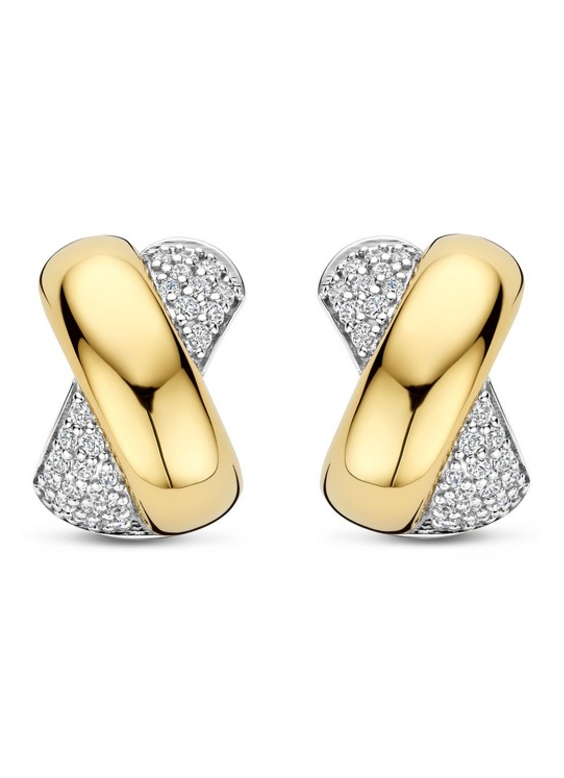 TI SENTO - Milano Oorringen verguld 78047ZY - detail goud