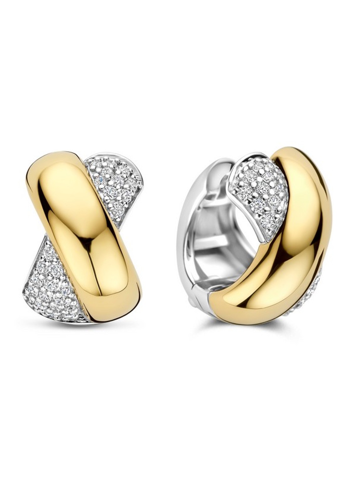 TI SENTO - Milano Oorringen verguld 78047ZY - voorkant 3 goud