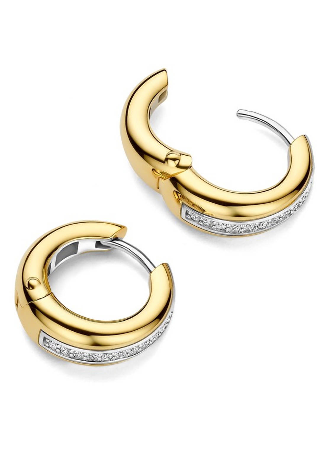 TI SENTO - Milano Oorringen verguld 78049ZY - detail 4 goud