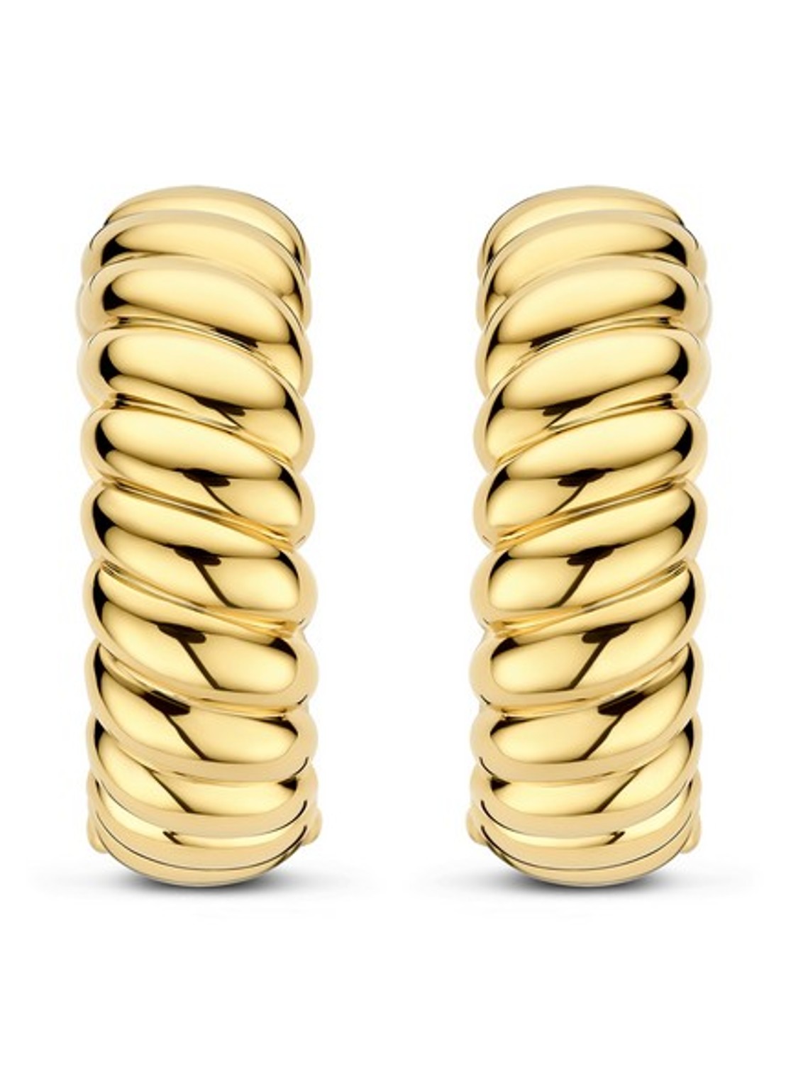 TI SENTO - Milano Oorringen verguld 78066SY - detail goud