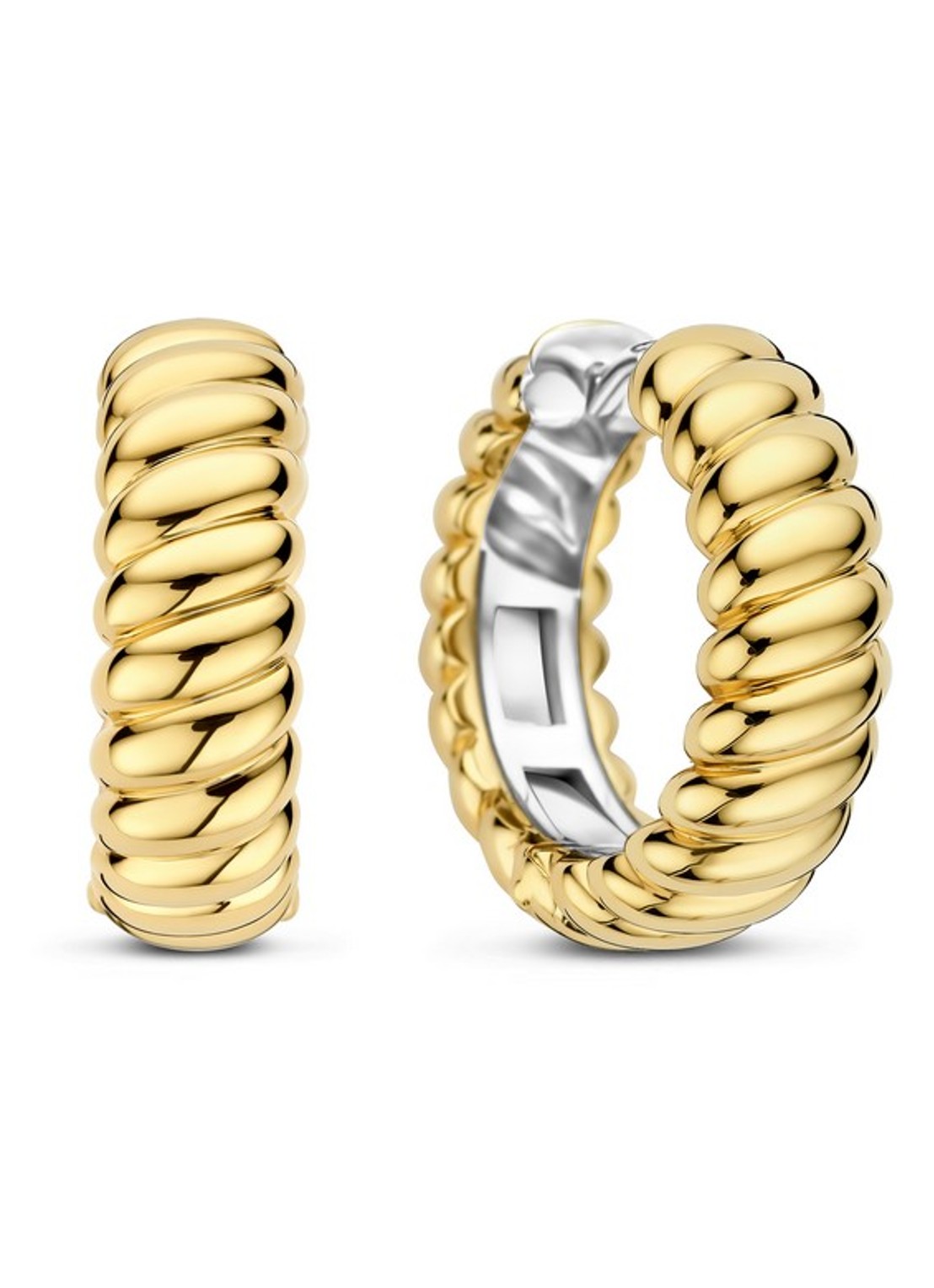 TI SENTO - Milano Oorringen verguld 78066SY - voorkant 3 goud