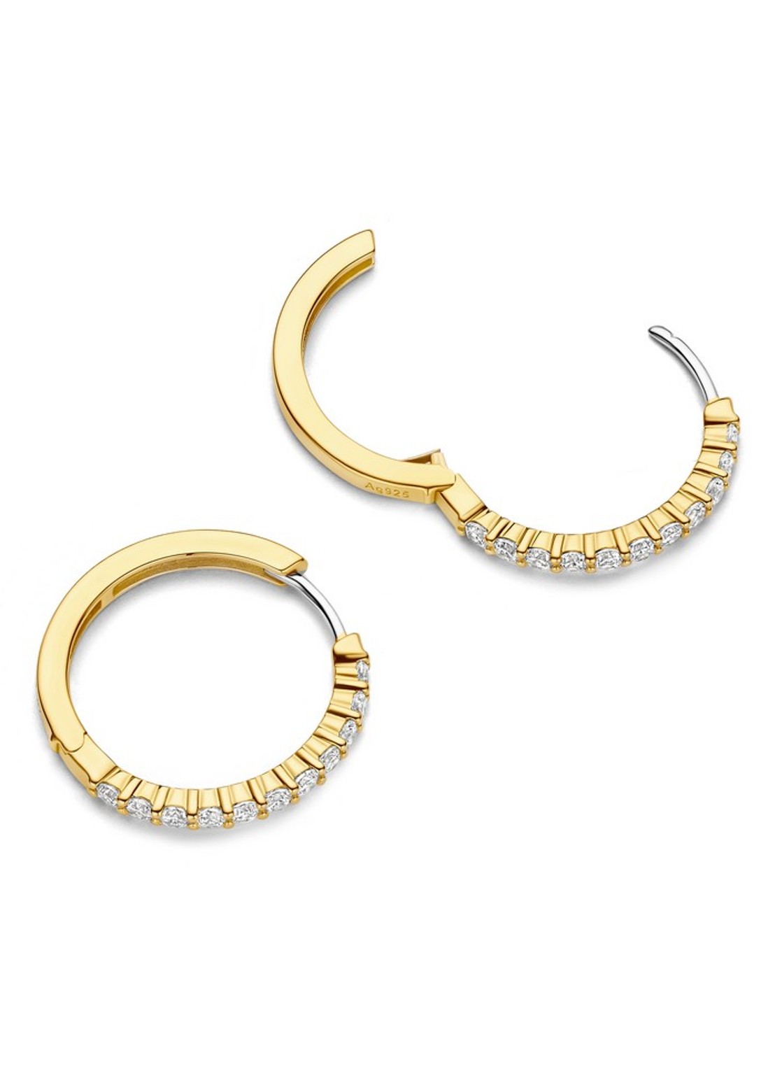 TI SENTO - Milano Oorringen verguld 78077ZY - detail 3 goud