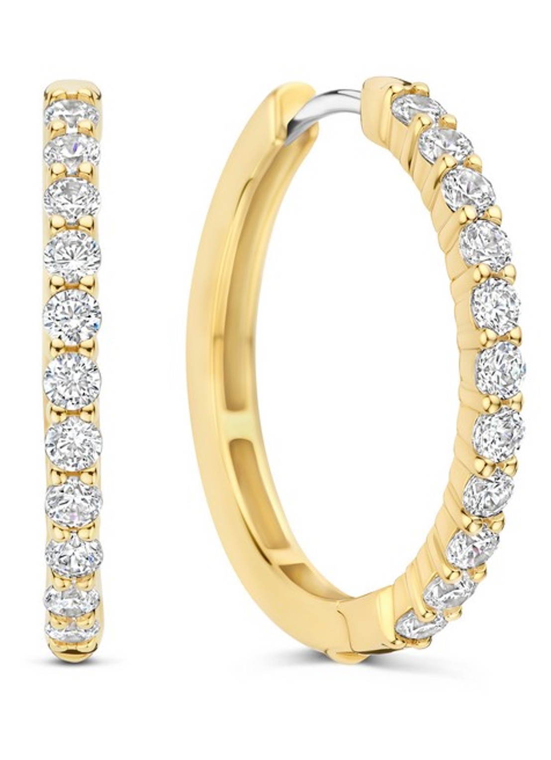 TI SENTO - Milano Oorringen verguld 78077ZY - voorkant goud