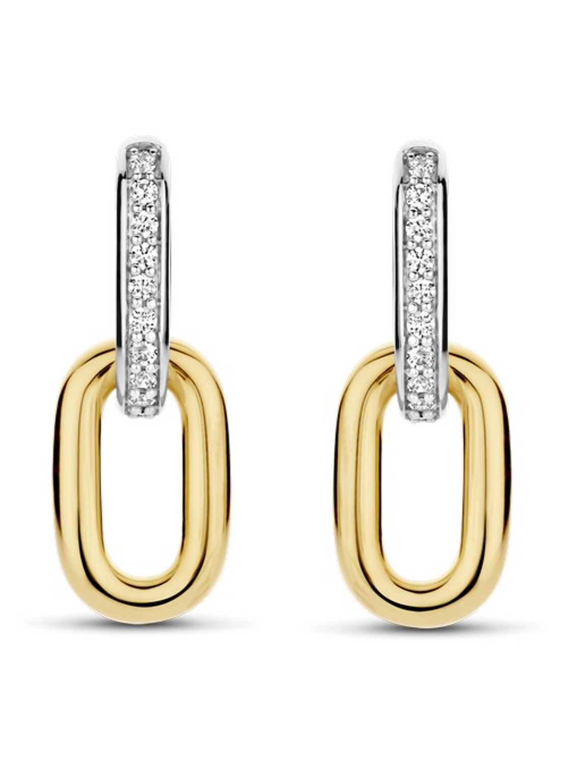 TI SENTO - Milano Oorringen verguld 7831ZY - voorkant 2 goud