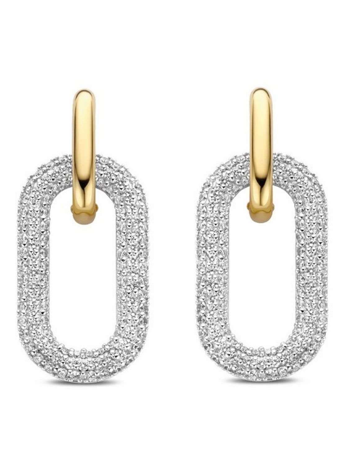 TI SENTO - Milano Oorringen verguld 7844ZY - detail goud