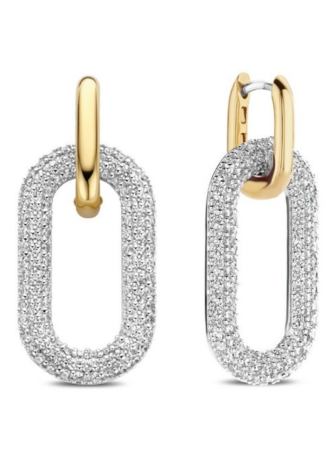 TI SENTO - Milano Oorringen verguld 7844ZY - voorkant 5 goud