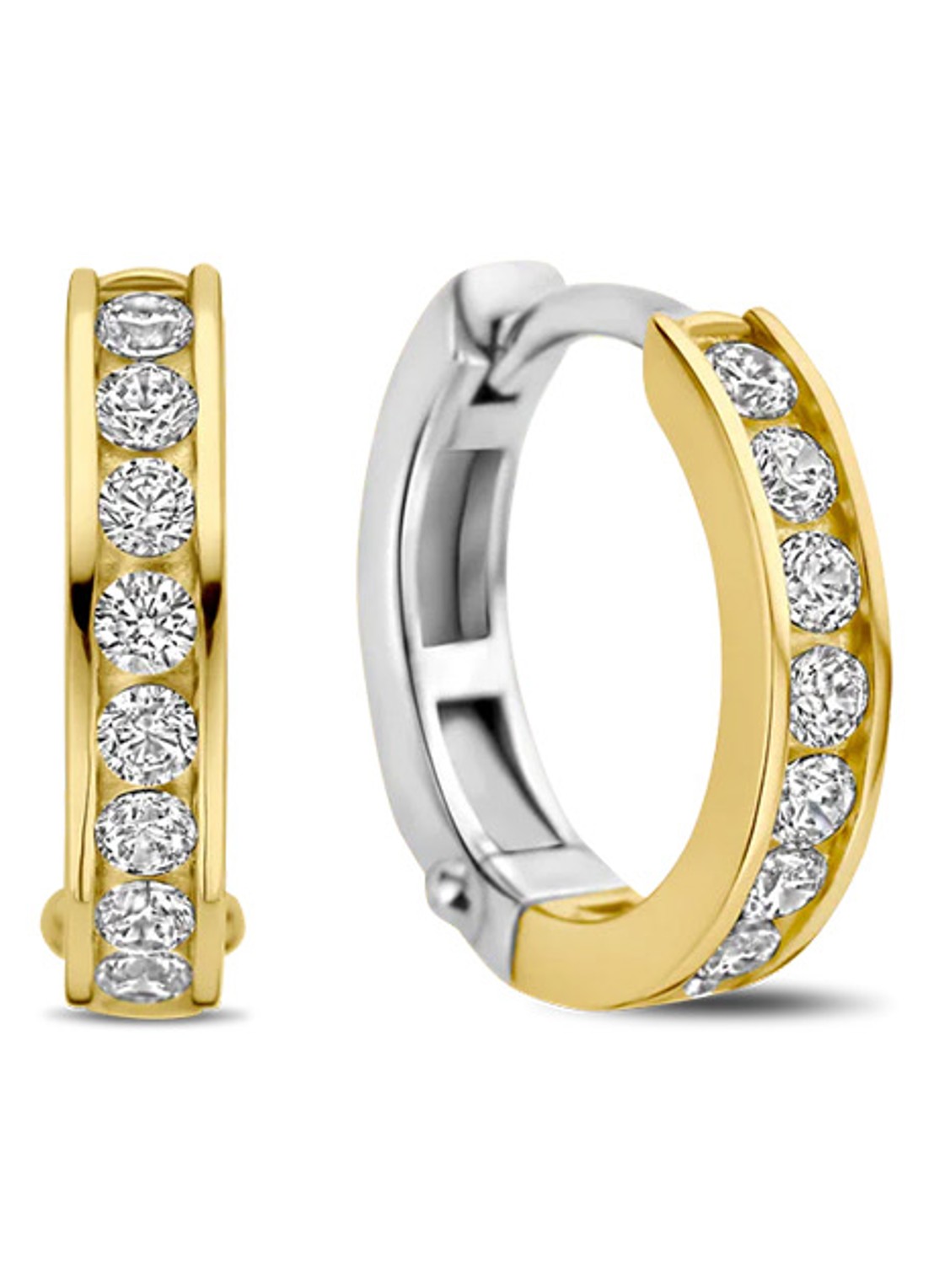 TI SENTO - Milano Oorringen verguld 7973ZY - voorkant goud
