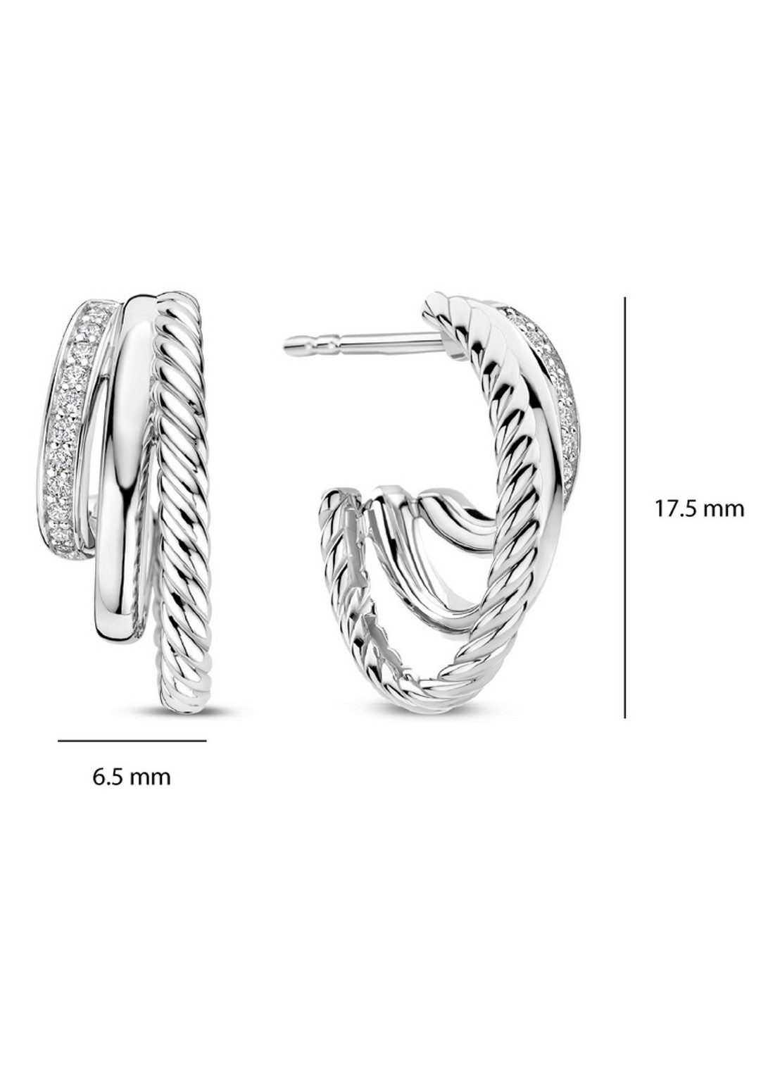 TI SENTO - Milano Oorstekers 78068ZI - detail 2 zilver