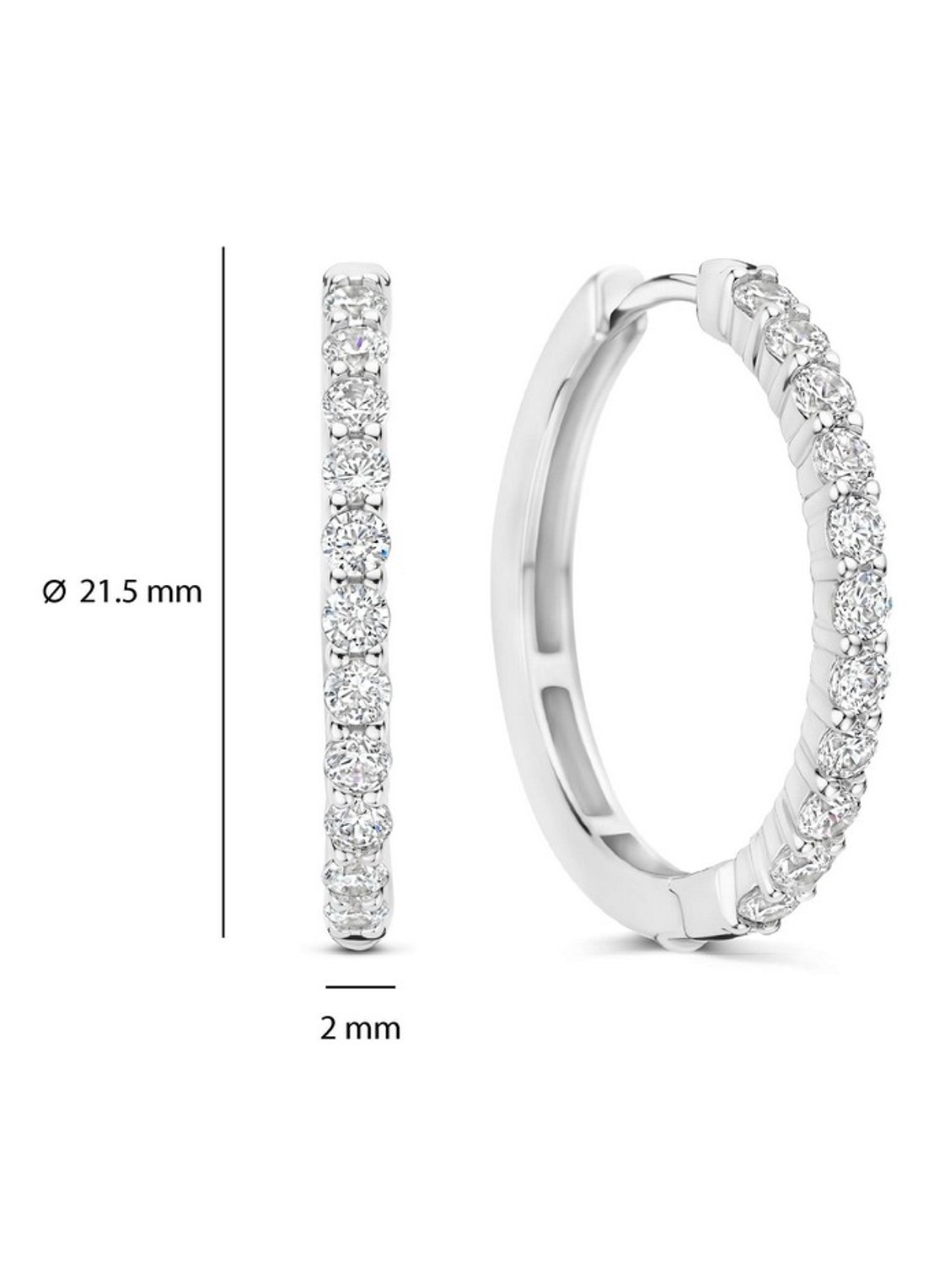 TI SENTO - Milano Oorstekers van zilver 78077ZI - detail 4 zilver