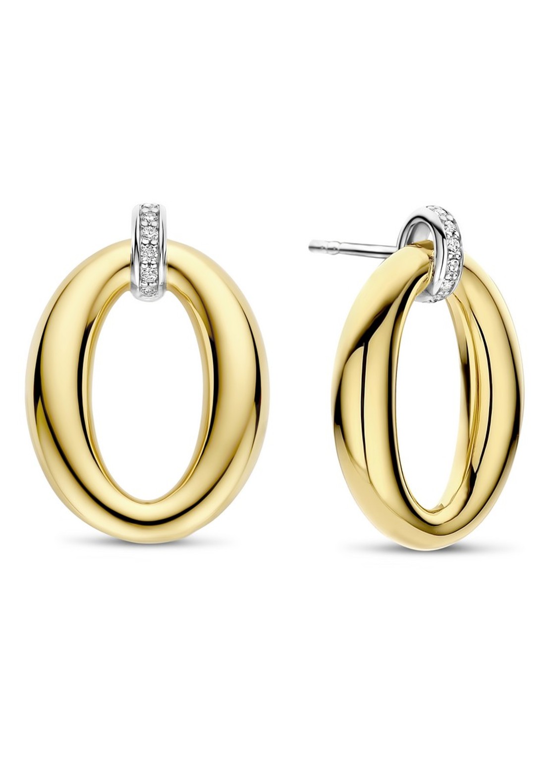 TI SENTO - Milano Oorstekers verguld 78013ZY - voorkant 3 goud
