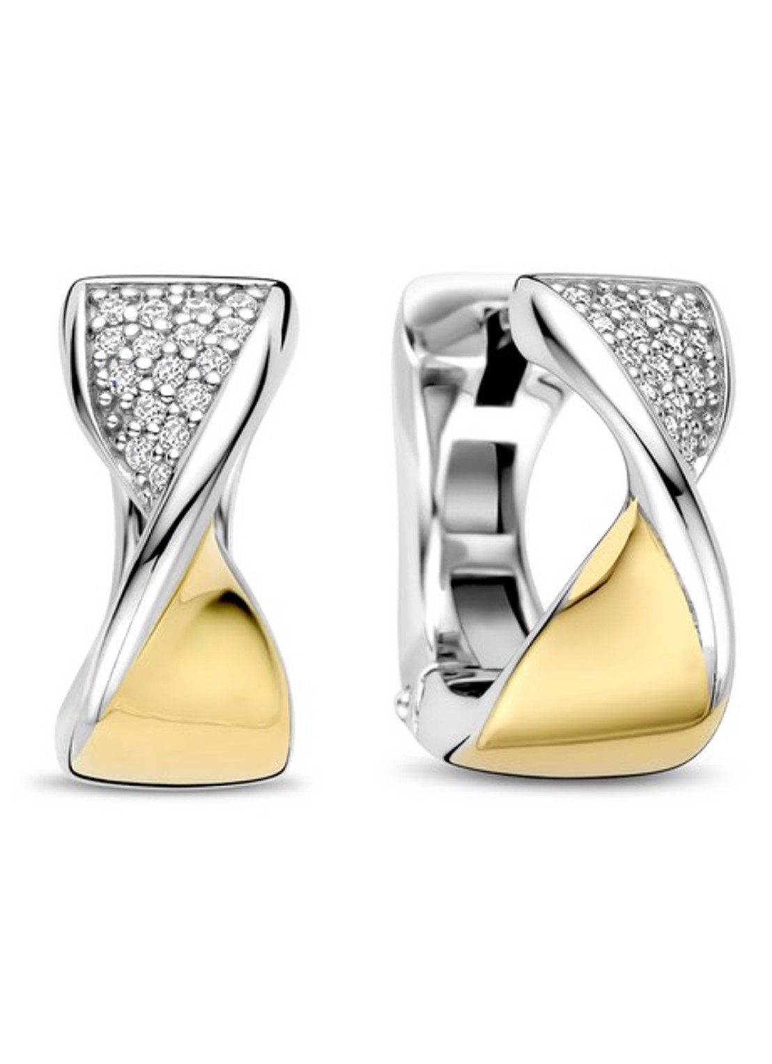 TI SENTO - Milano Oorstekers verguld 78036ZY - voorkant 4 goud