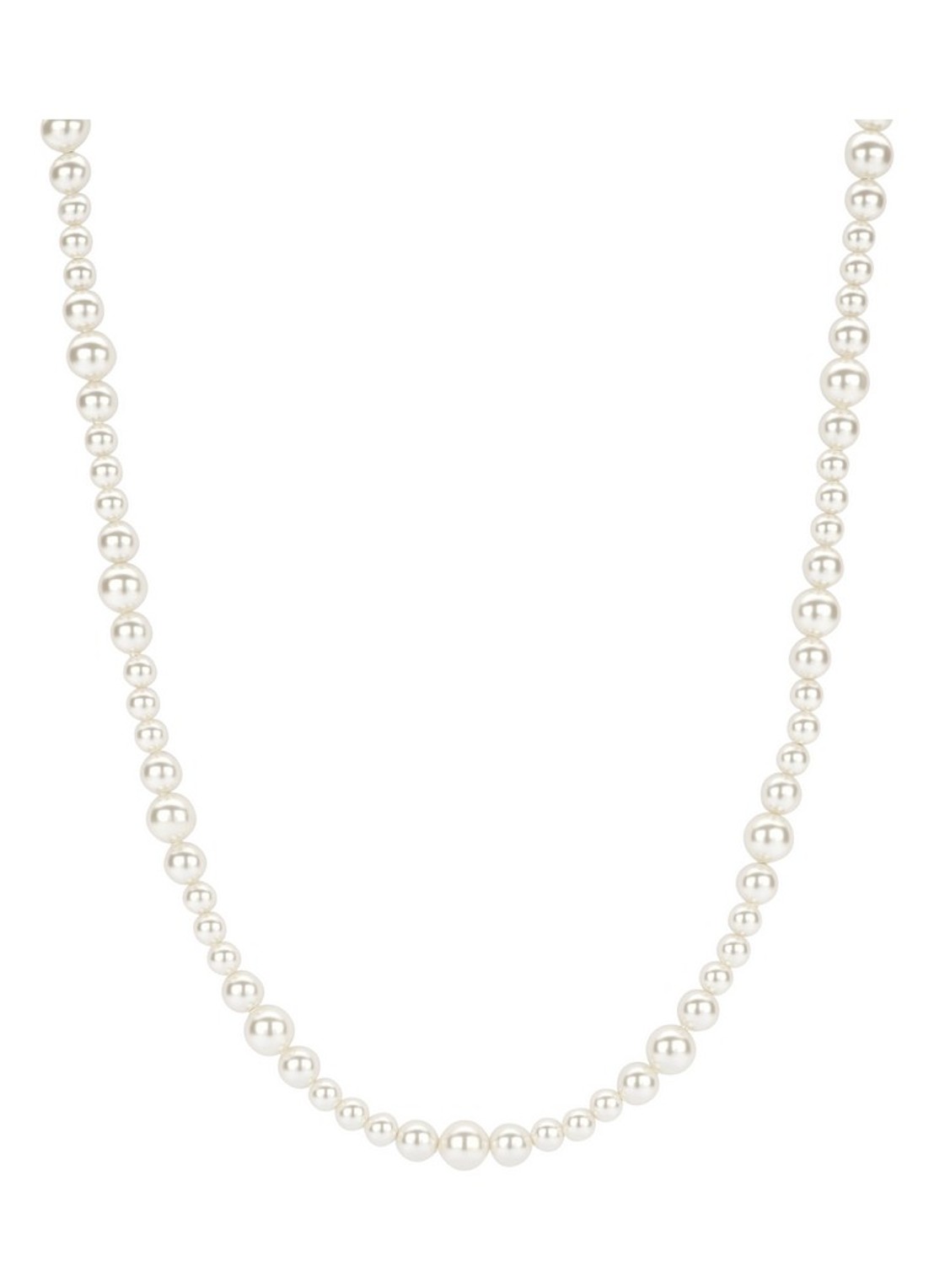 TI SENTO - Milano Parelketting van zilver 34094PW - voorkant 3 parelmoer