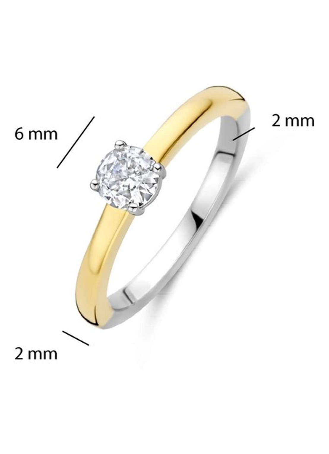 TI SENTO - Milano Ring 12110ZY - detail 5 goud