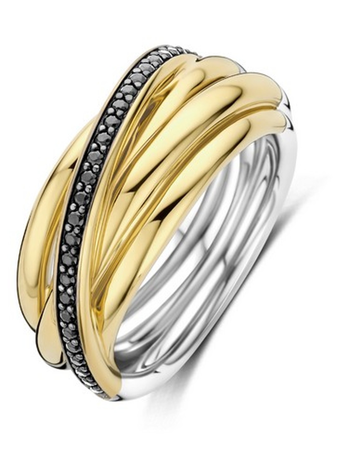TI SENTO - Milano Ring 12318BY - voorkant 4 goud