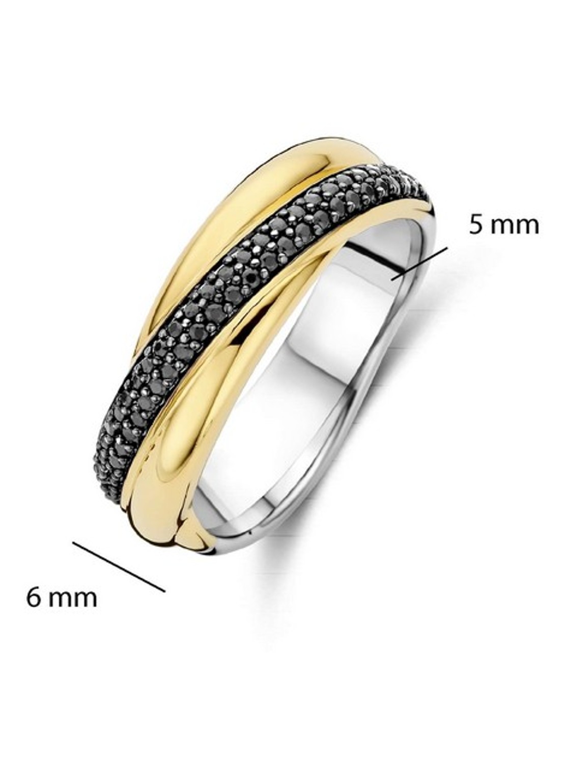 TI SENTO - Milano Ring 12343BY - detail 3 goud
