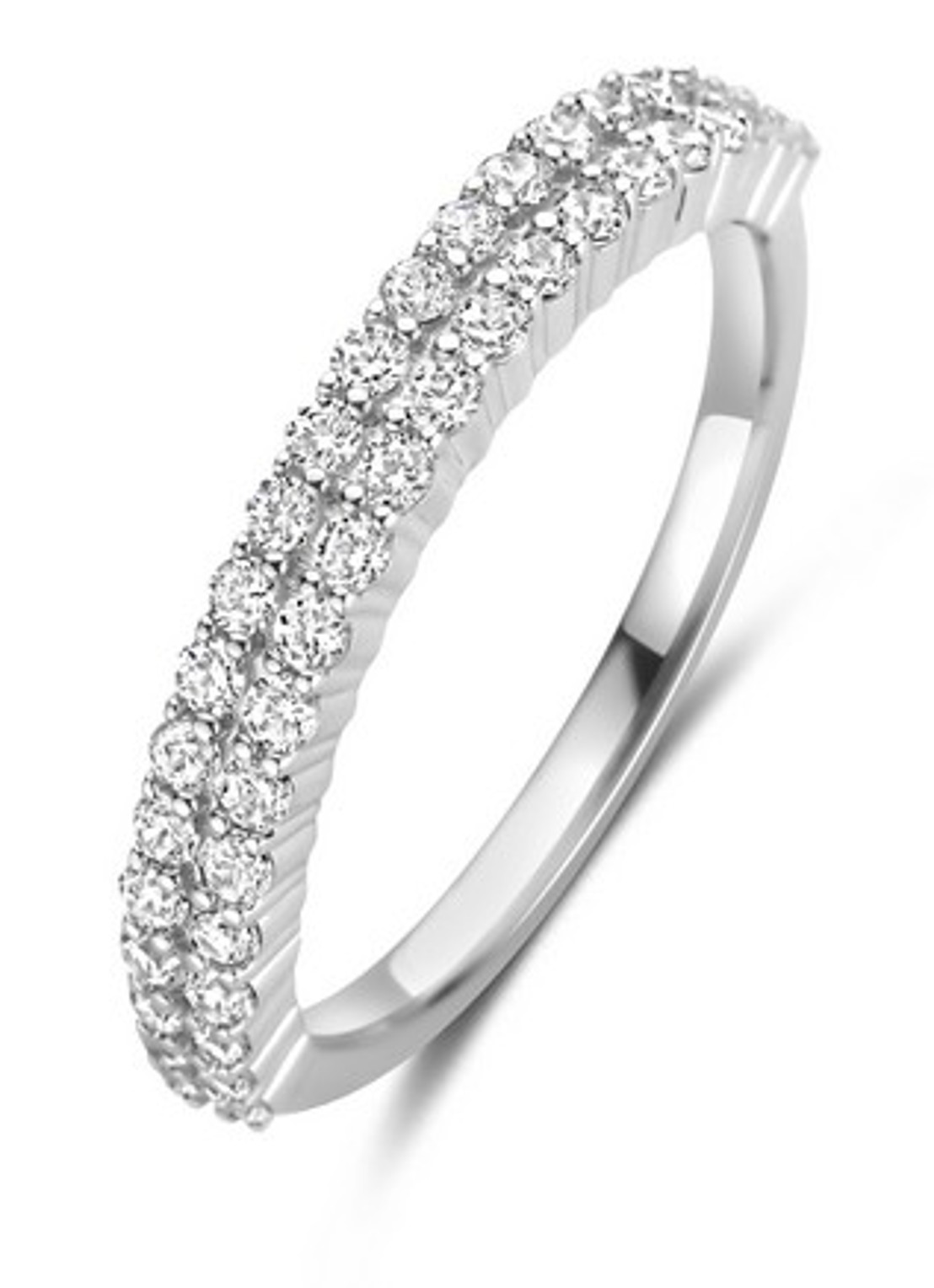 TI SENTO - Milano Ring 12366ZI - voorkant zilver