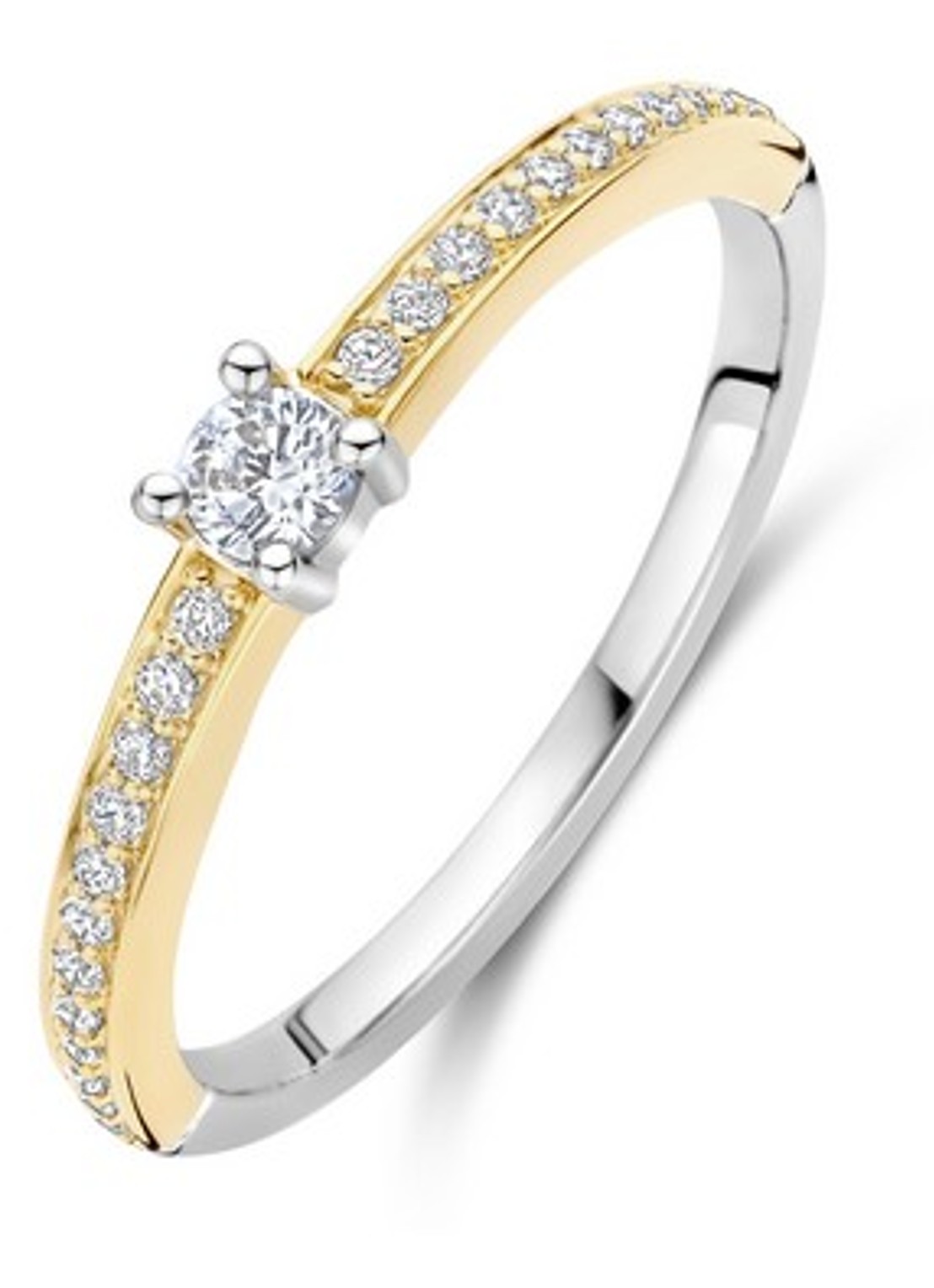 TI SENTO - Milano Ring 12400ZY - voorkant 4 goud