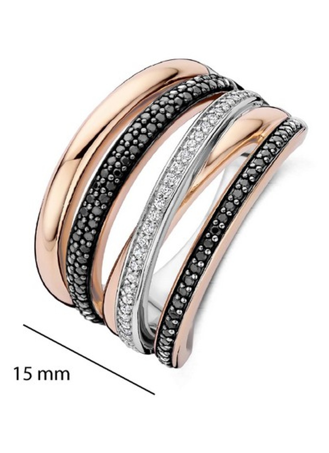 TI SENTO - Milano Ring 12401BR - detail 3 roségoud