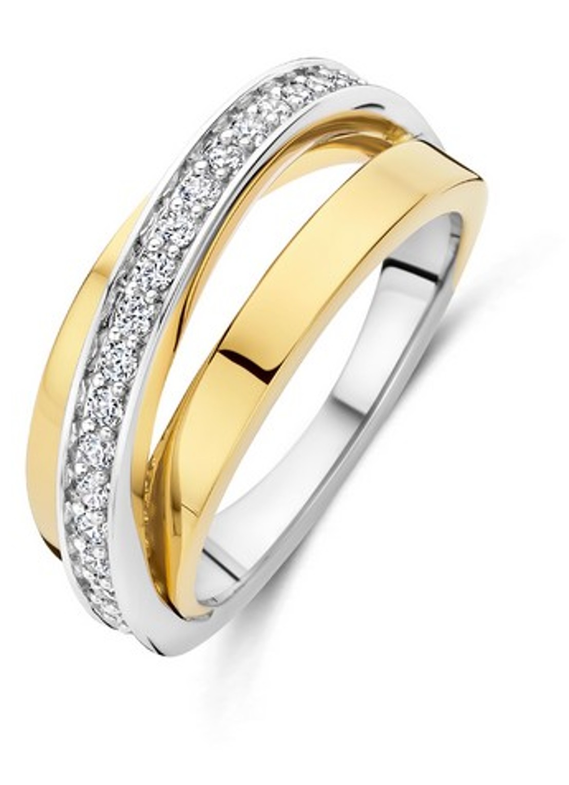 TI SENTO - Milano Ring 12405ZY - voorkant goud