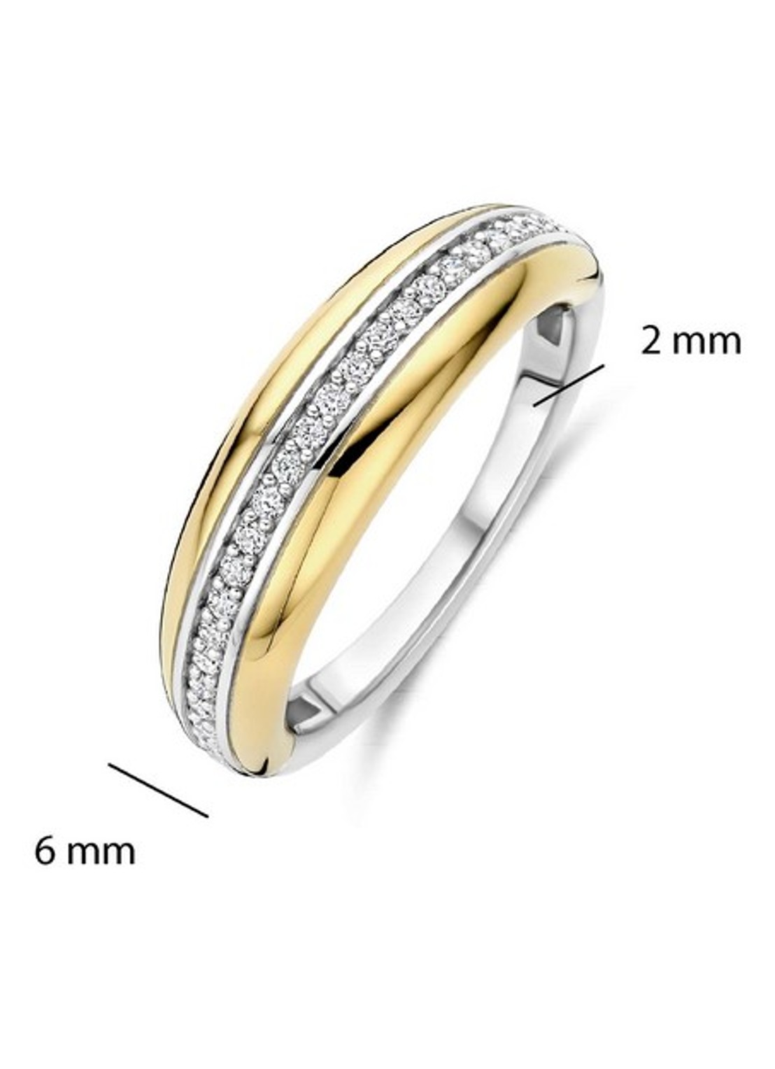 TI SENTO - Milano Ring 12406ZY - detail 5 goud