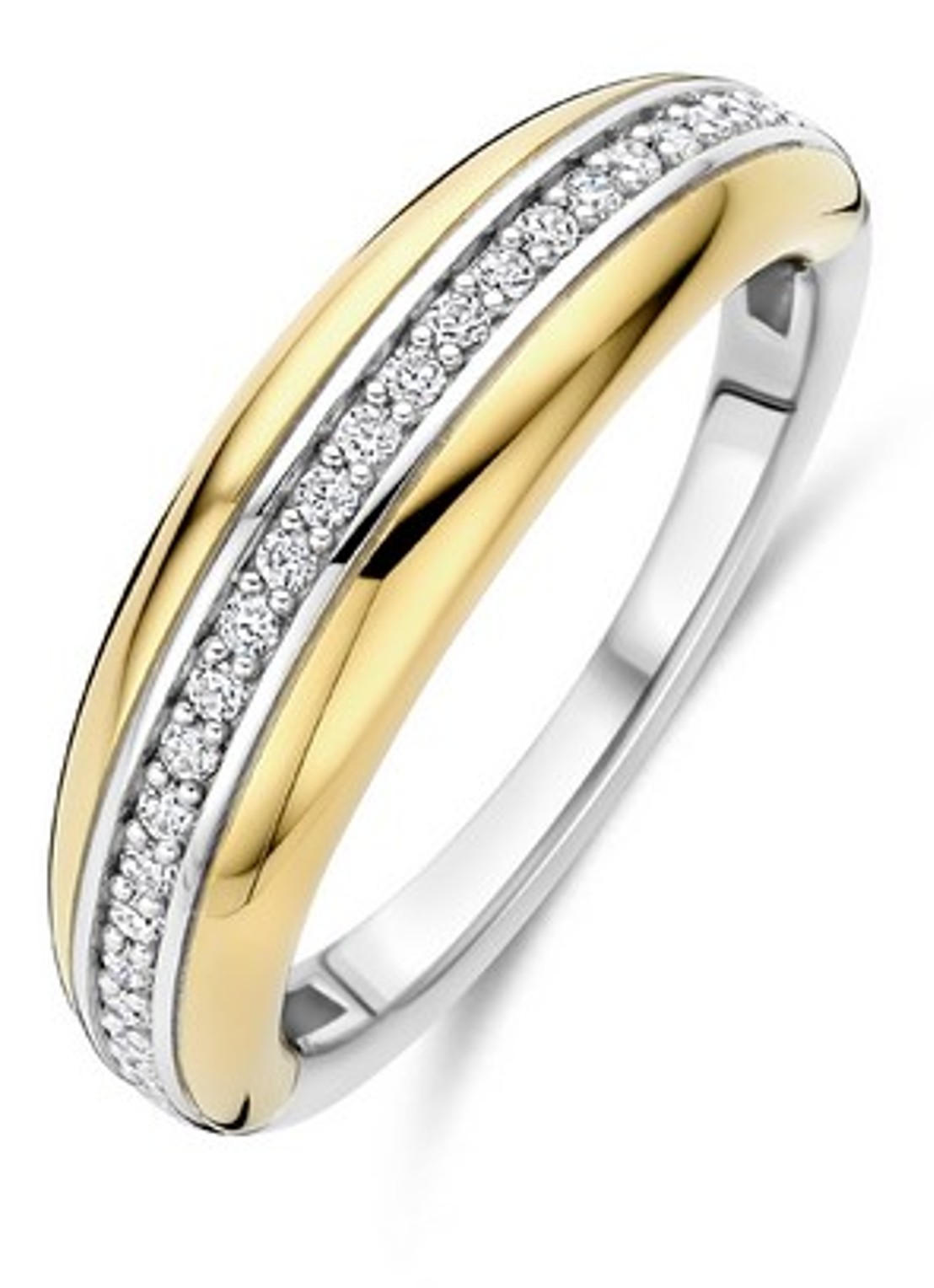 TI SENTO - Milano Ring 12406ZY - voorkant goud