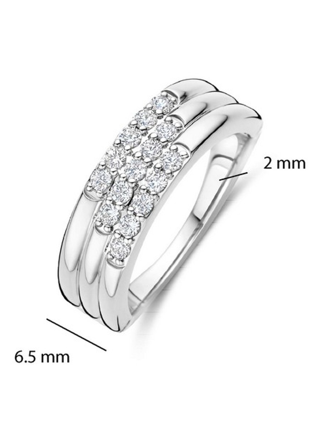 TI SENTO - Milano Ring 12411ZI - detail 5 zilver