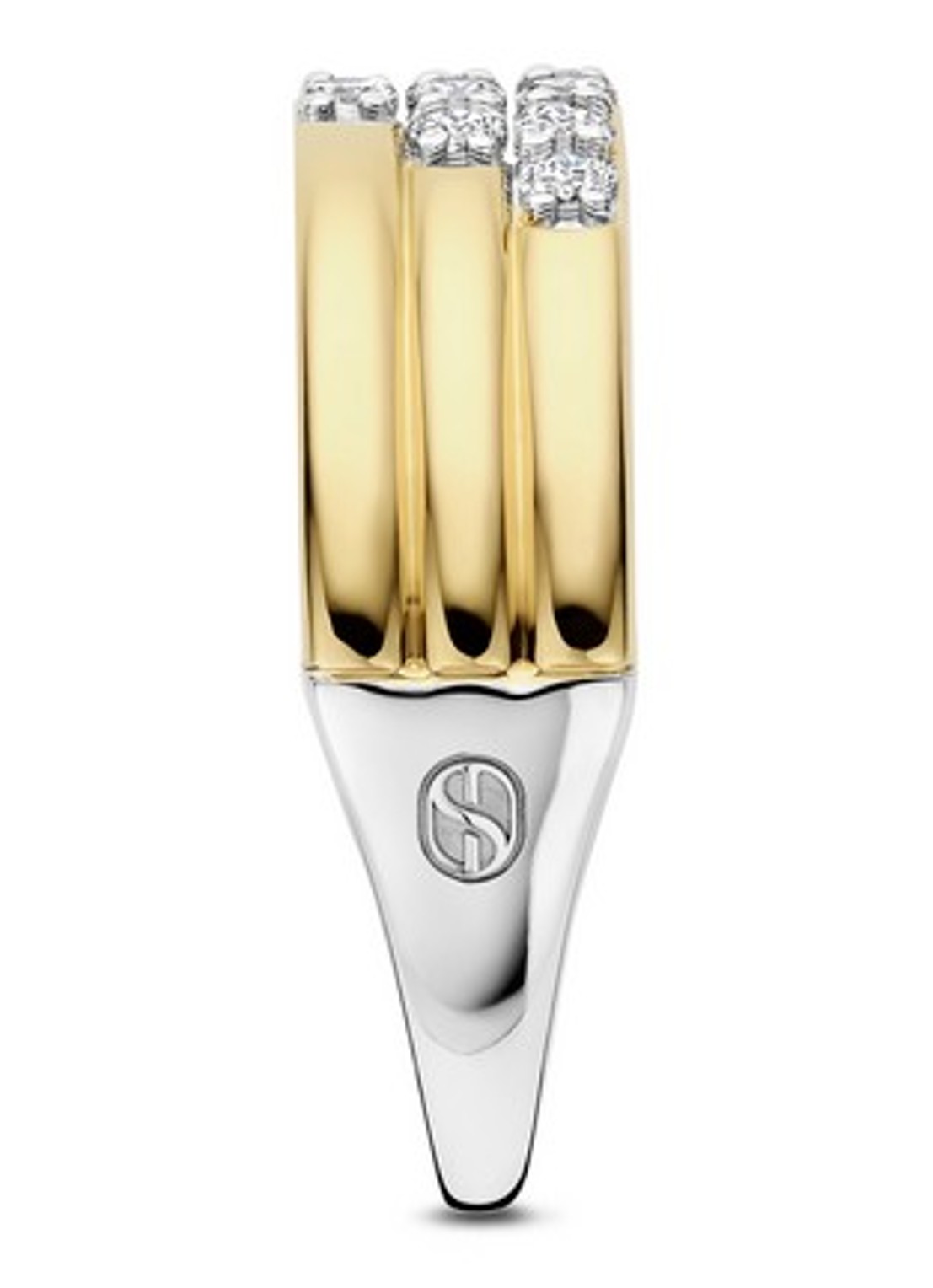 TI SENTO - Milano Ring 12411ZY - detail goud