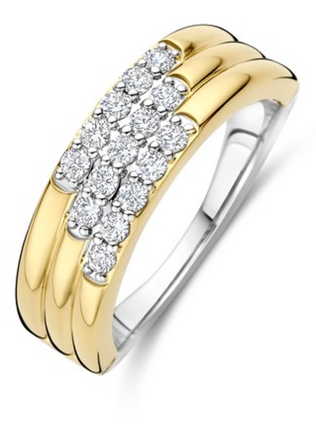 TI SENTO - Milano Ring 12411ZY - voorkant 4 goud