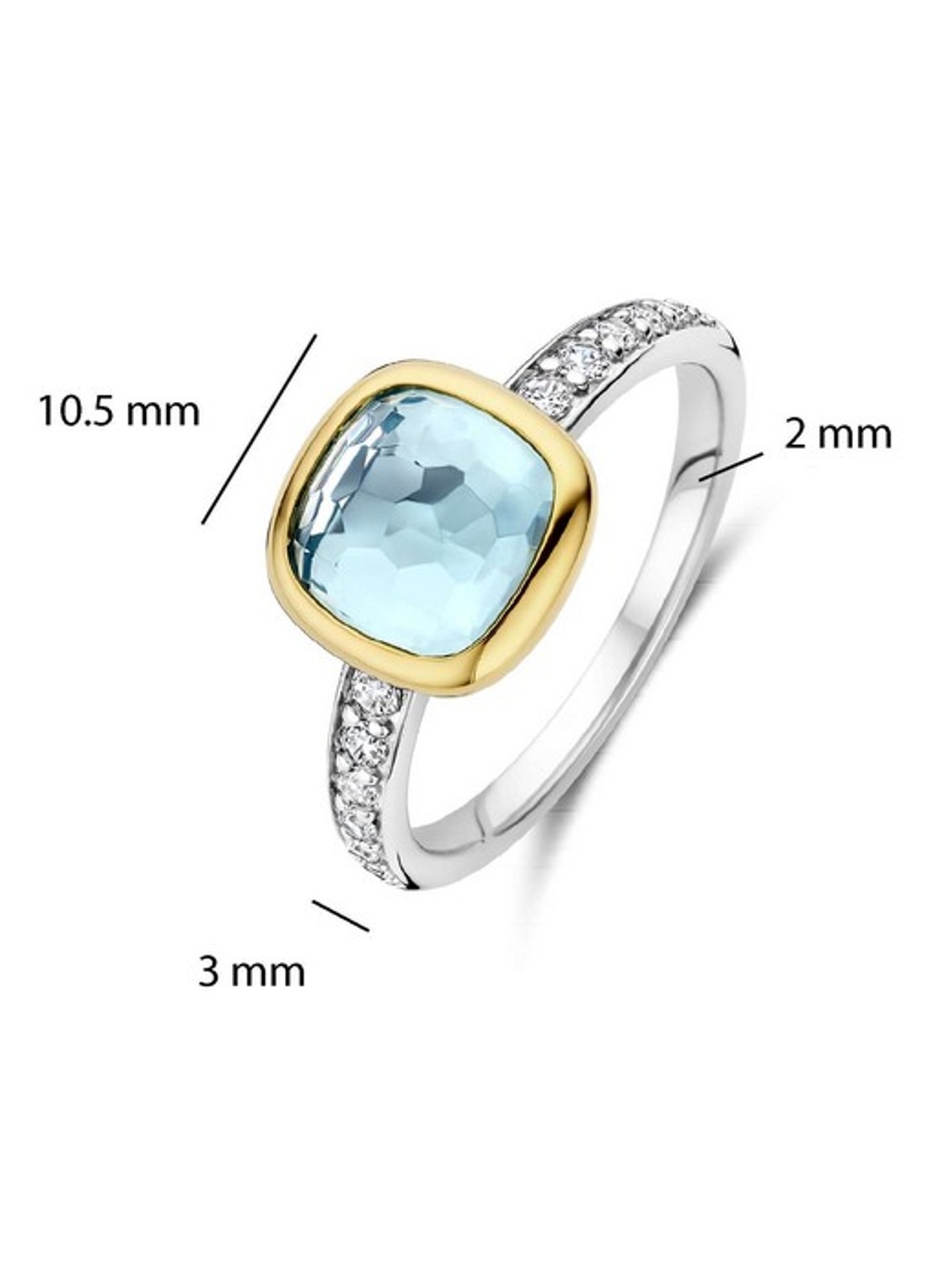 TI SENTO - Milano Ring 12414TY - detail 6 zilver