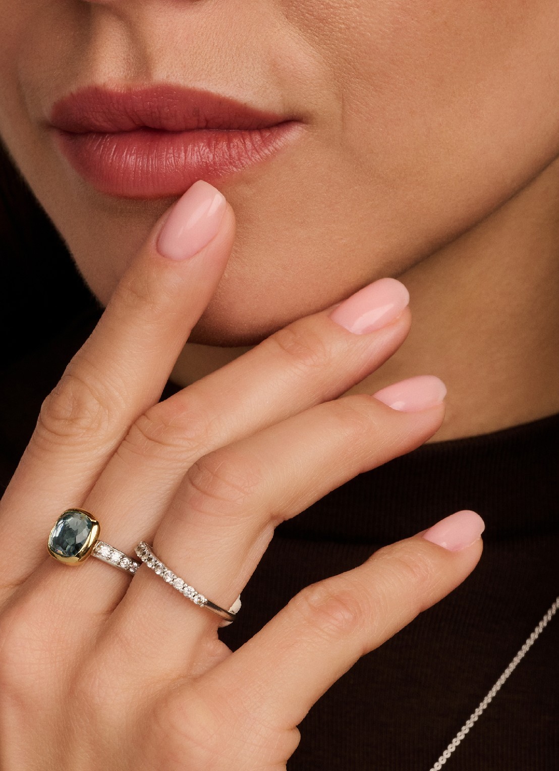 TI SENTO - Milano Ring 12414TY - voorkant 2 zilver