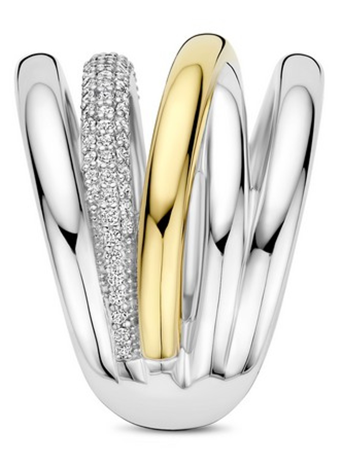 TI SENTO - Milano Ring 12421ZY - detail zilver