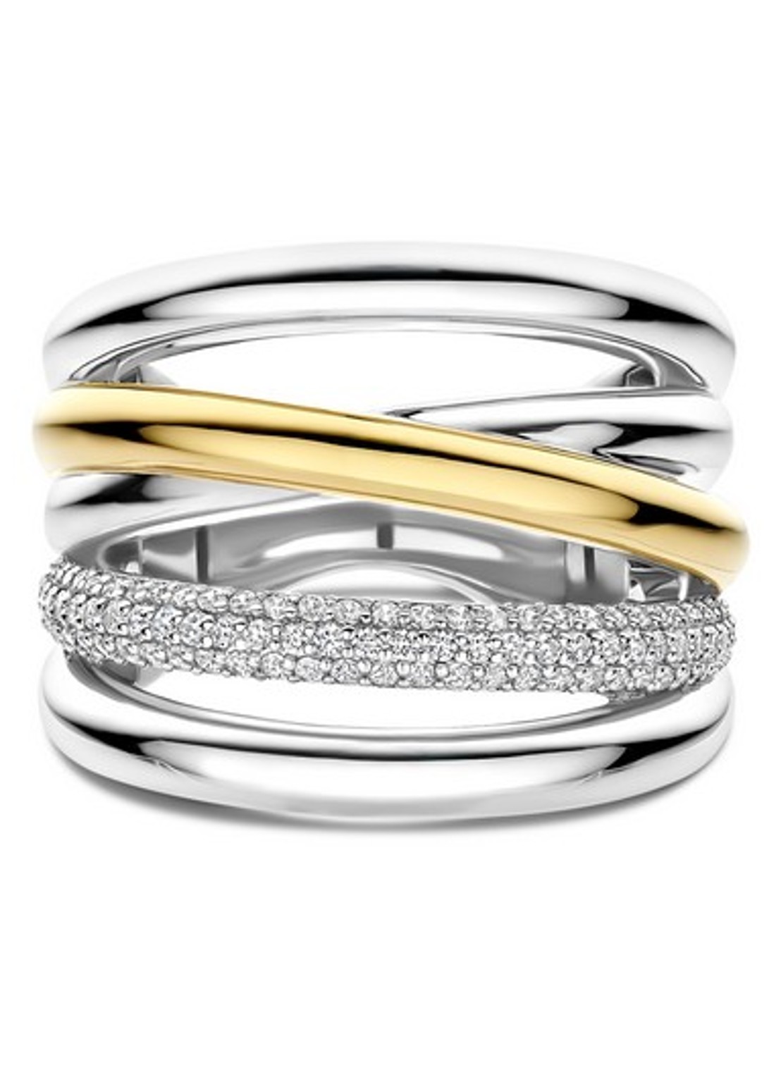 TI SENTO - Milano Ring 12421ZY - detail 2 zilver