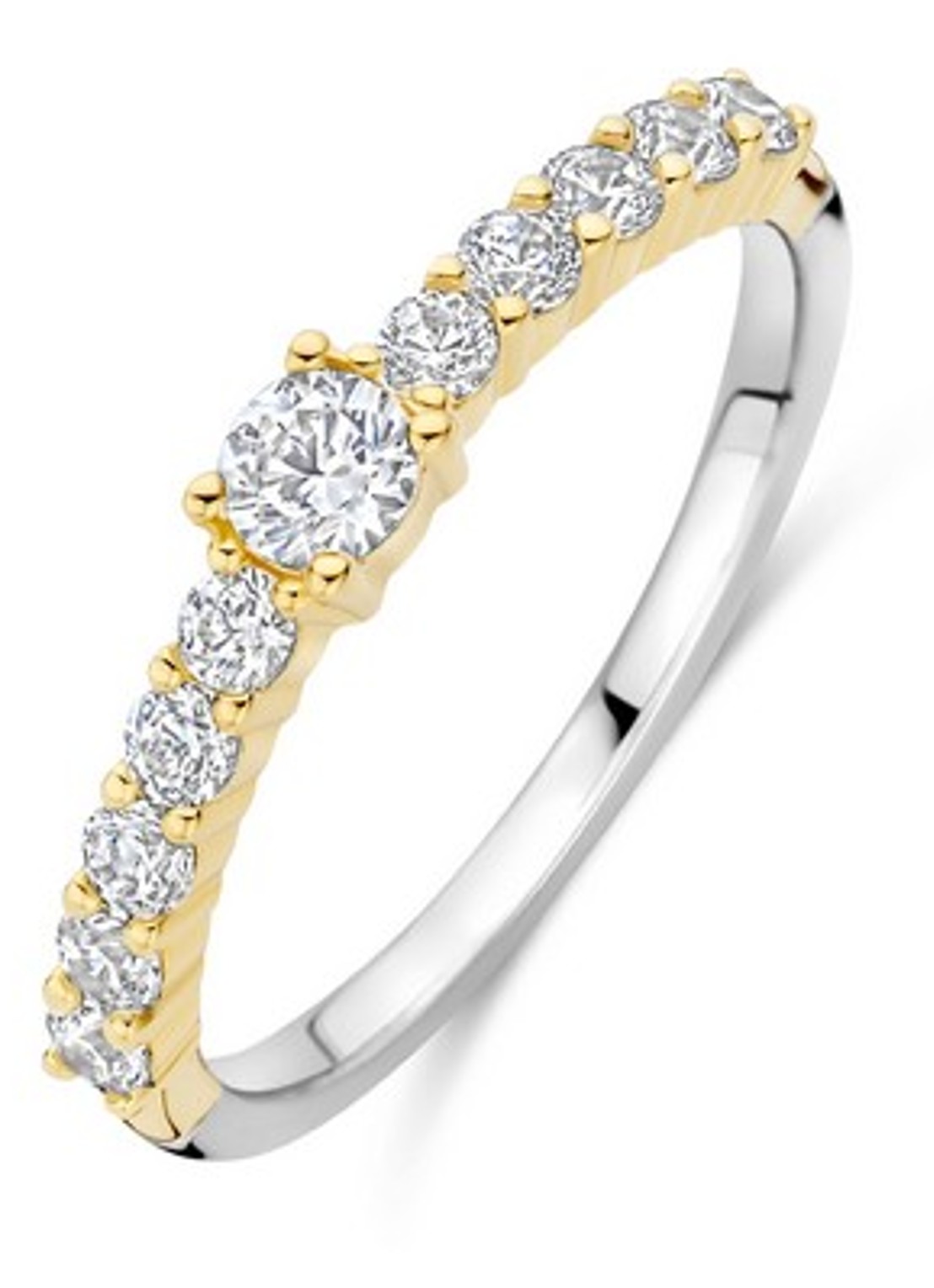 TI SENTO - Milano Ring 12429ZY - voorkant goud