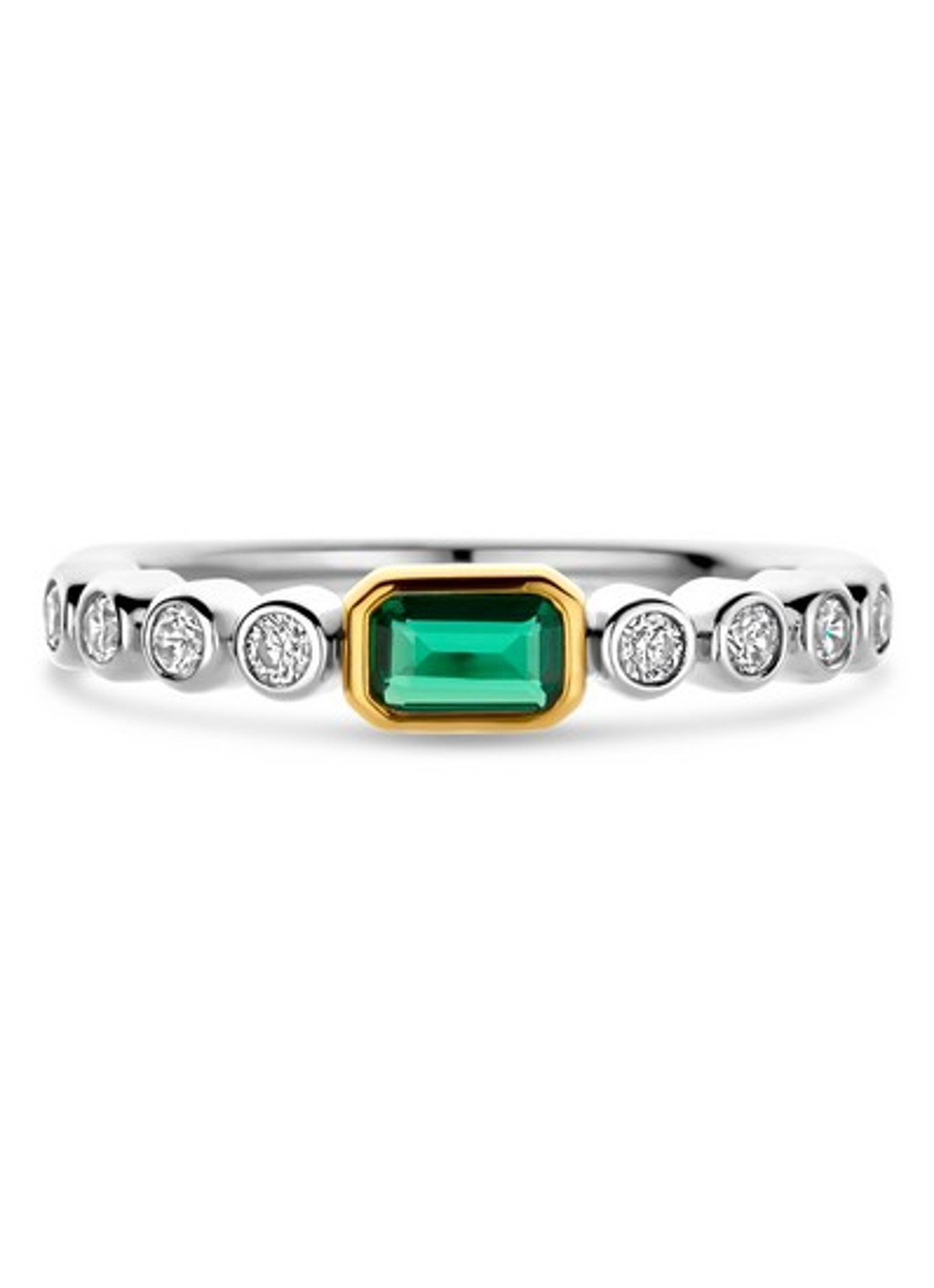 TI SENTO - Milano Ring met zirkonia 12340EM - detail 3 zilver