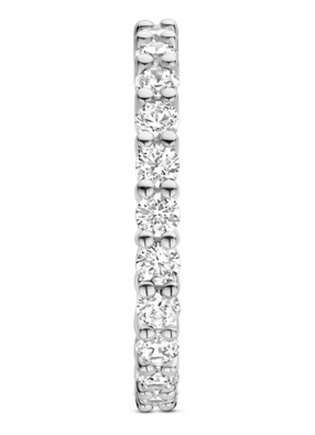 TI SENTO - Milano Ring met zirkonia 12371ZI - detail zilver