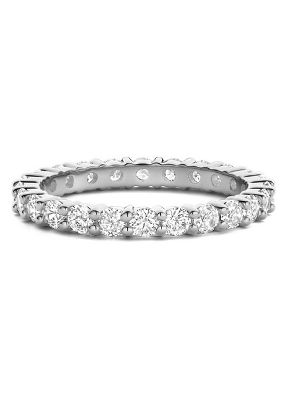 TI SENTO - Milano Ring met zirkonia 12371ZI - detail 2 zilver