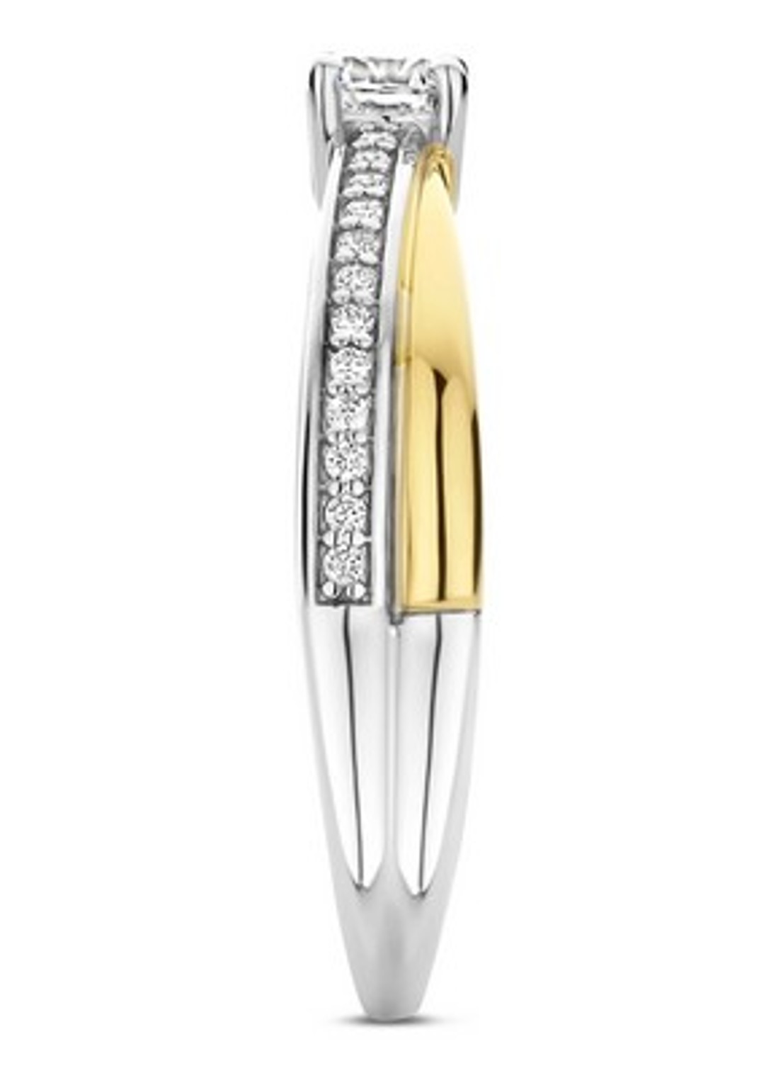 TI SENTO - Milano Ring met zirkonia 12374ZY - detail 3 zilver