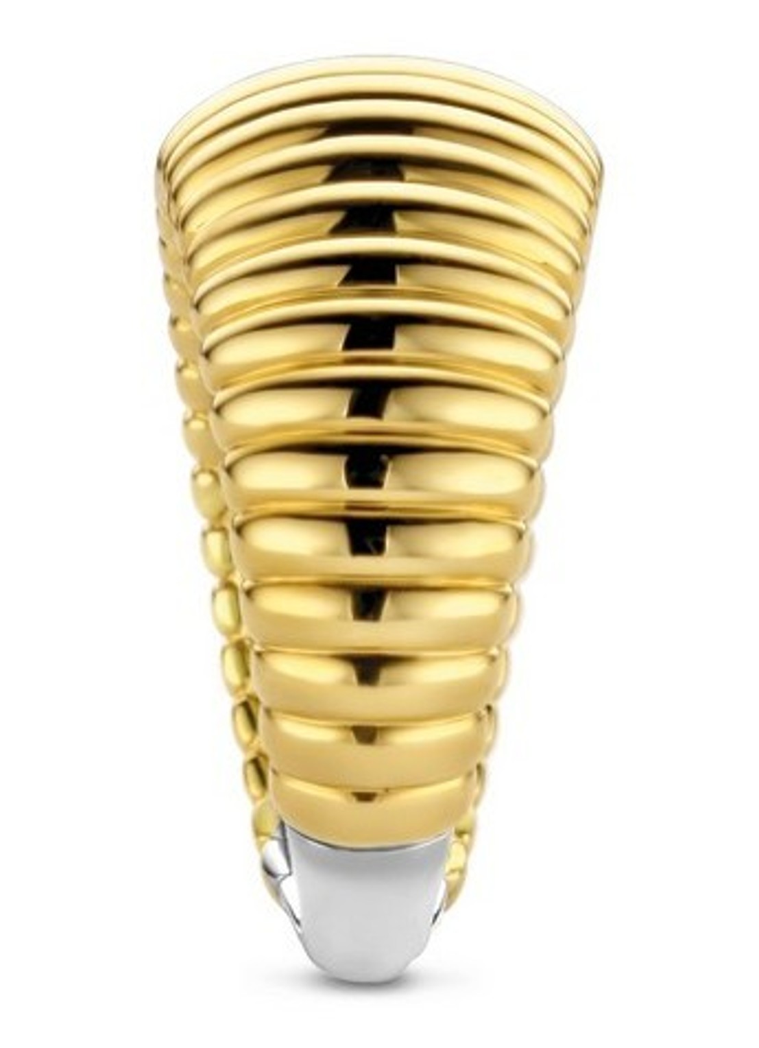 TI SENTO - Milano Ring van zilver 12217SY - detail goud