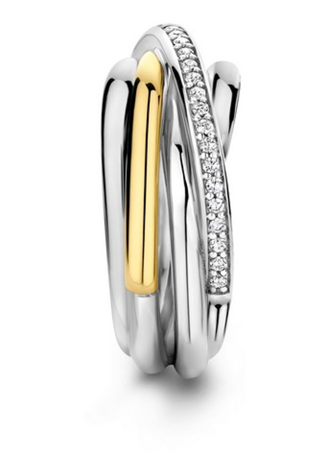 TI SENTO - Milano Ring van zilver 12318ZY - detail 2 zilver