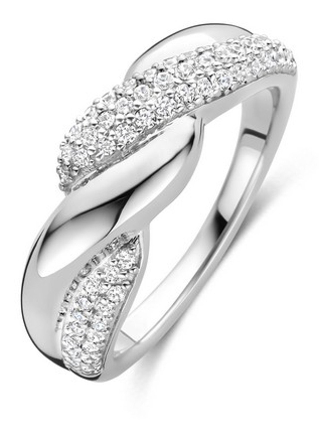 TI SENTO - Milano Ring van zilver 12370ZI - voorkant 4 zilver