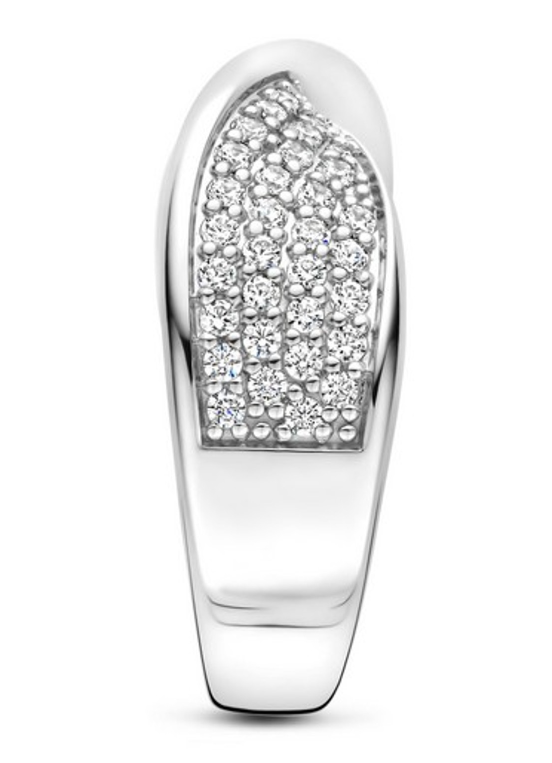TI SENTO - Milano Ring van zilver 12393ZY - detail zilver