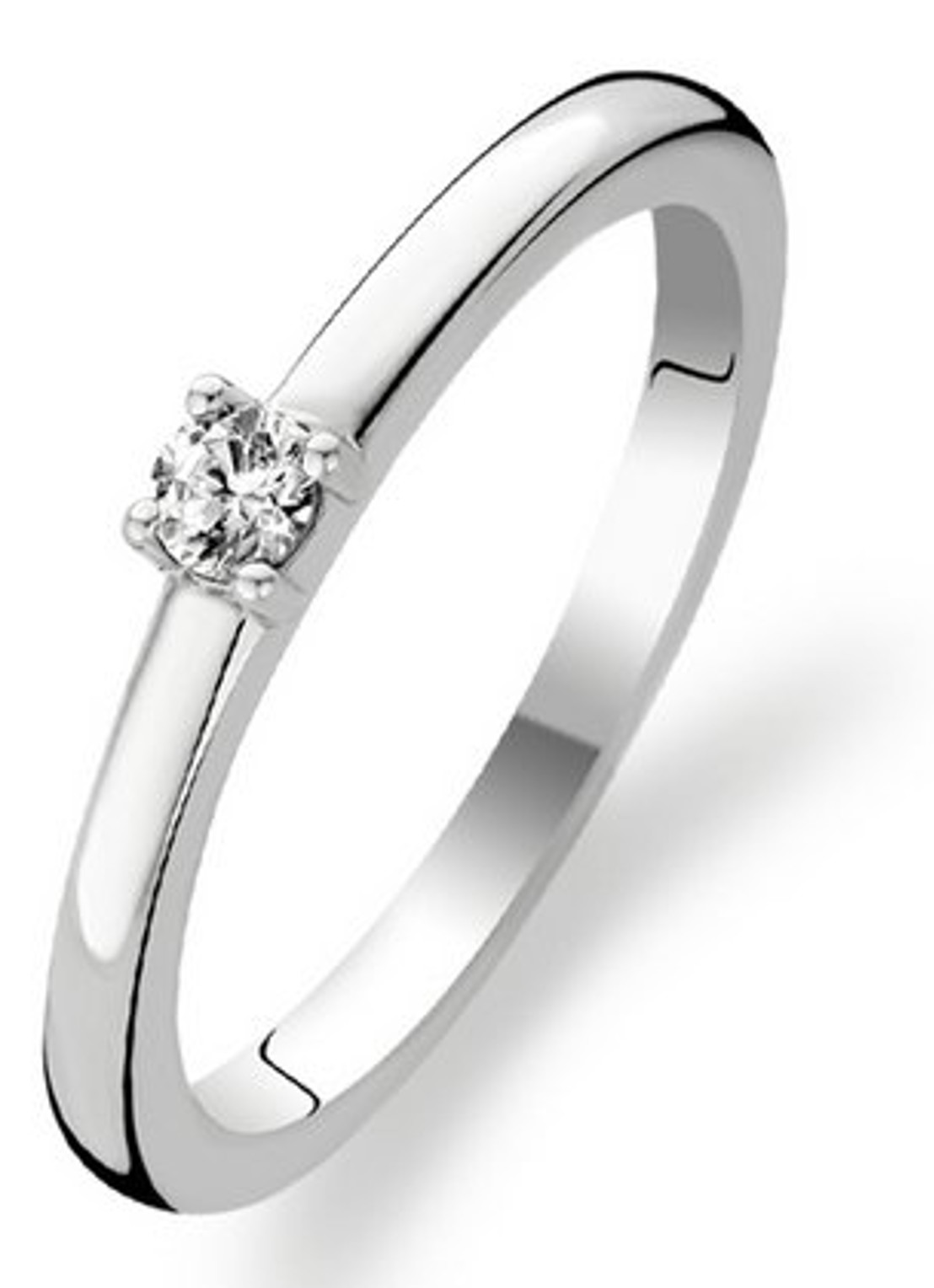 TI SENTO - Milano Ring van zilver 1871ZI - voorkant zilver