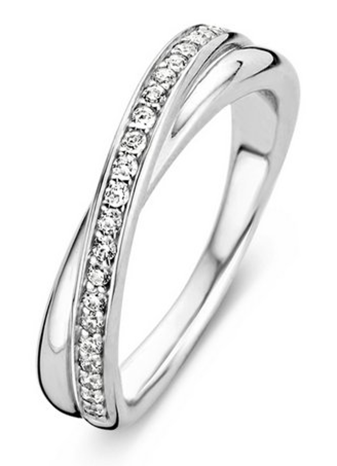 TI SENTO - Milano Ring van zilver 1953ZI - voorkant 6 zilver