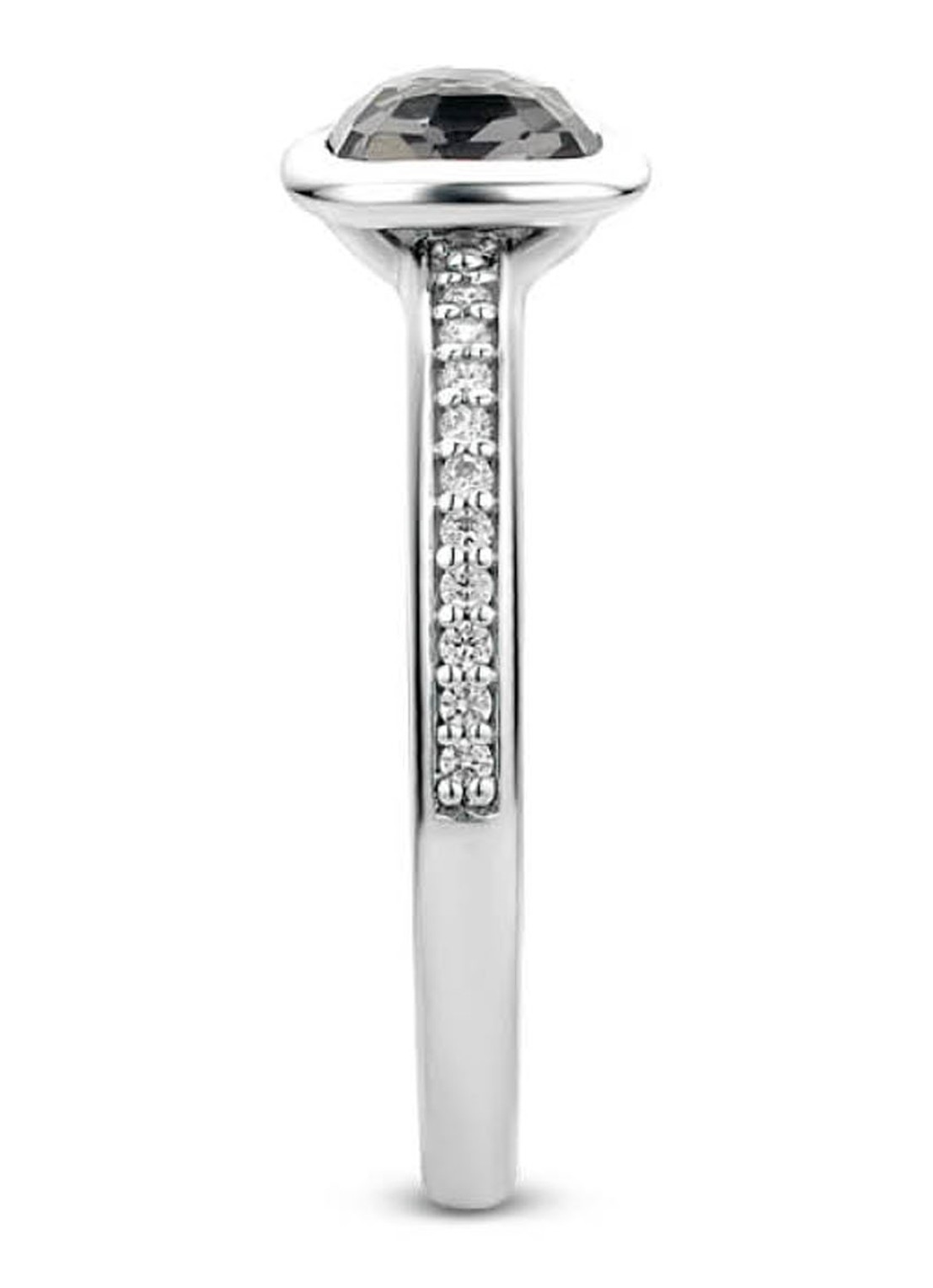 TI SENTO - Milano Ring van zilver met kristal 12176GB - detail 2 zilver