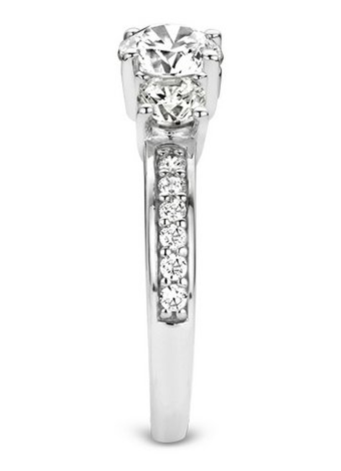 TI SENTO - Milano Ring van zilver met zirkonia 12044ZI - detail 2 zilver