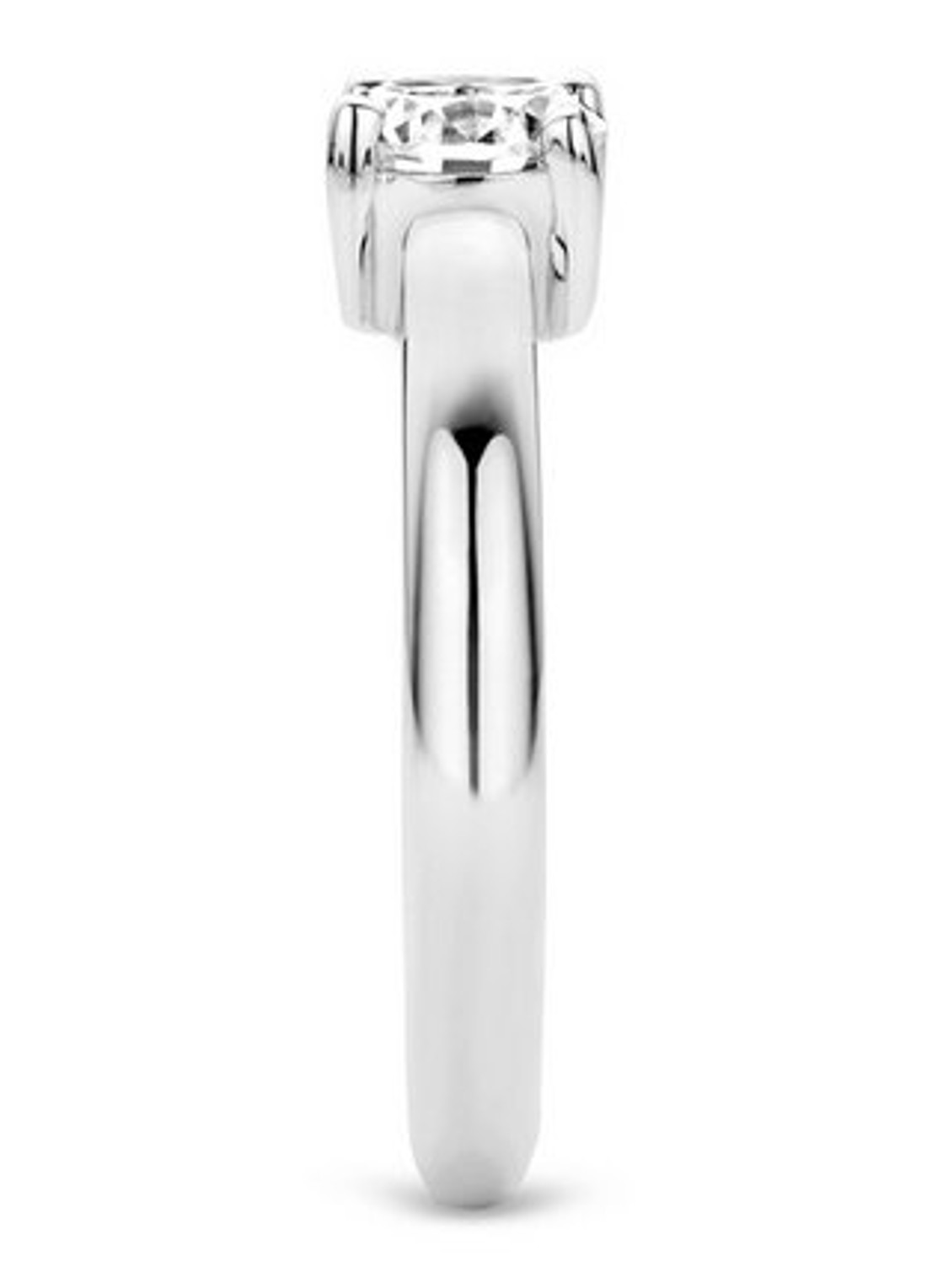 TI SENTO - Milano Ring van zilver met zirkonia 1463ZI - detail 2 zilver