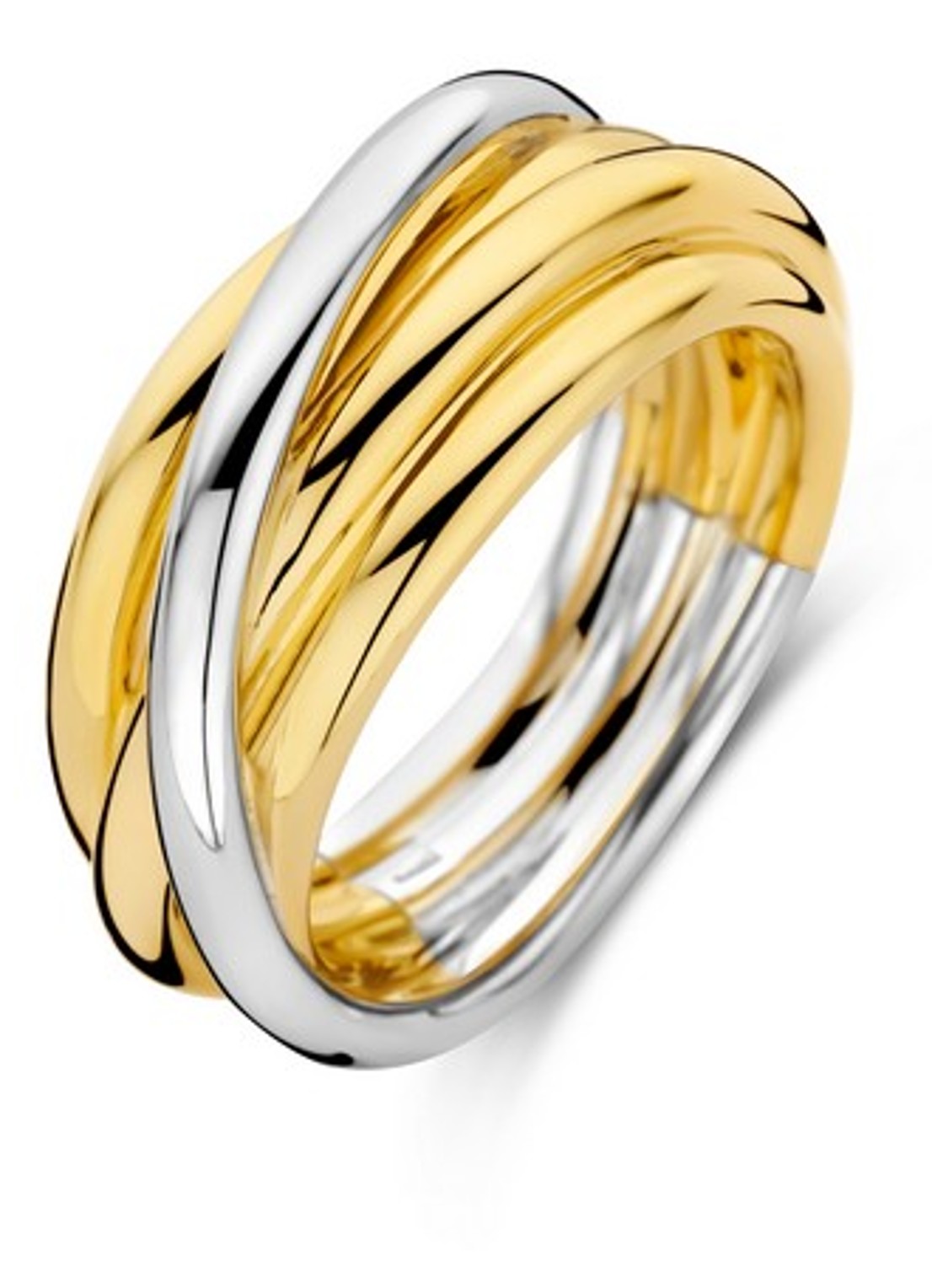 TI SENTO - Milano Ring verguld 12056SY - voorkant goud