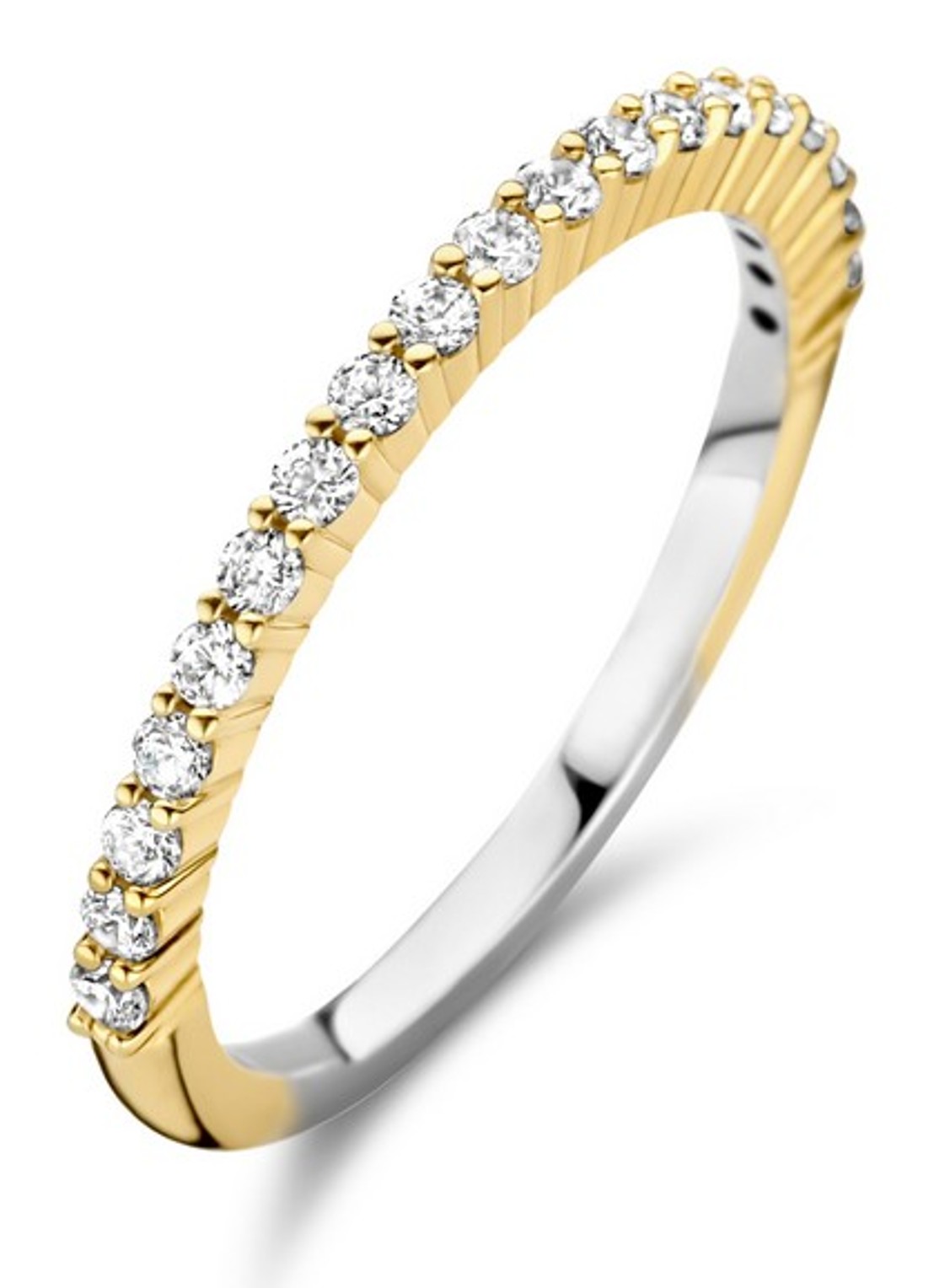 TI SENTO - Milano Ring verguld 12268ZY - voorkant 2 goud